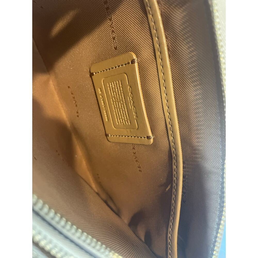 COACH CROSSBODY TEA ROSE WILLOW LEATHER CHALK COLOR VERSATILE ICONIC - Picture 14 of 16